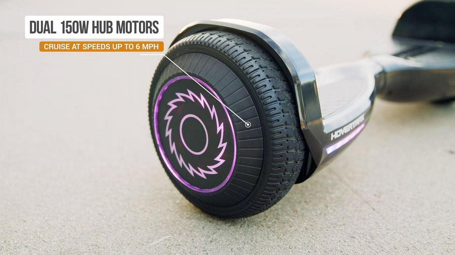 Razor Hovertrax Prizma- Black. Lighted Hoverboard for Child & Teen. up to 9 mph. UL2272 Certified