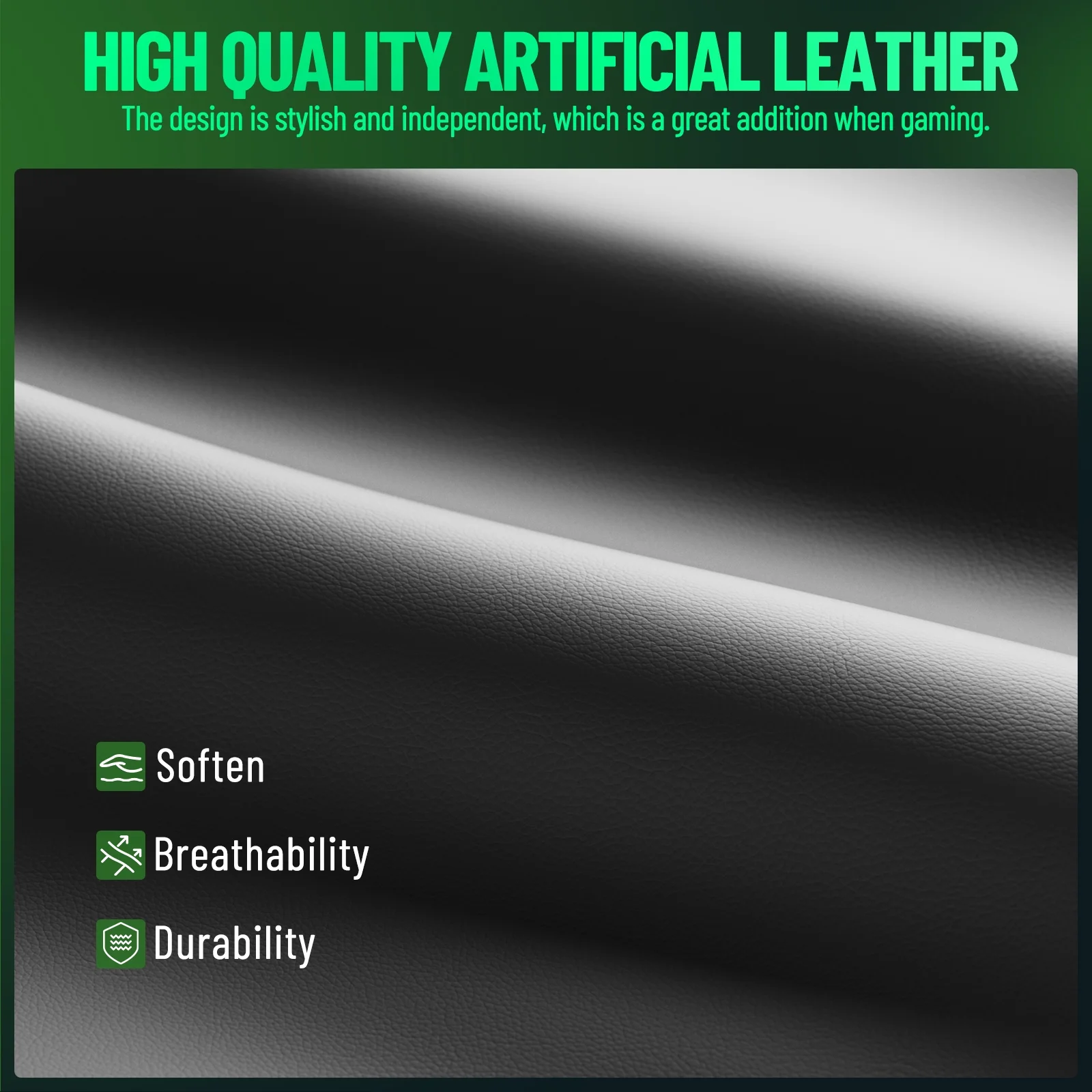 SOONTRANS Gaming Chair for Adults, Velvet Fabric High Back Comfortable Video Game Chair with Footrest and Massage Lumbar Cushion, Racing Computer Desk Chair, Ergonomic Gamer Chair, Black/Grey