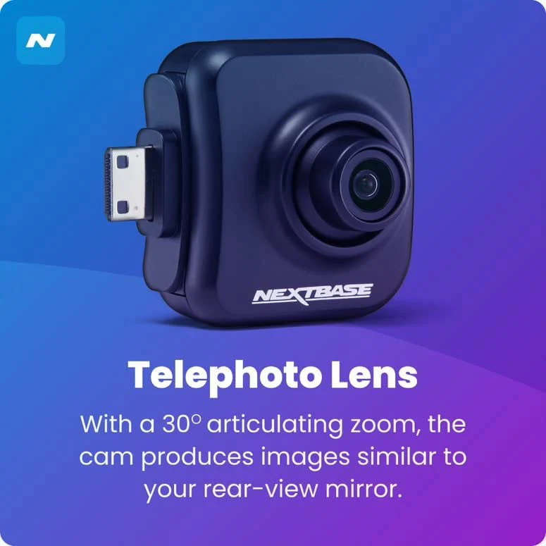 Nextbase 222X Compact Dual Dash Cam Front & Rear 2.5