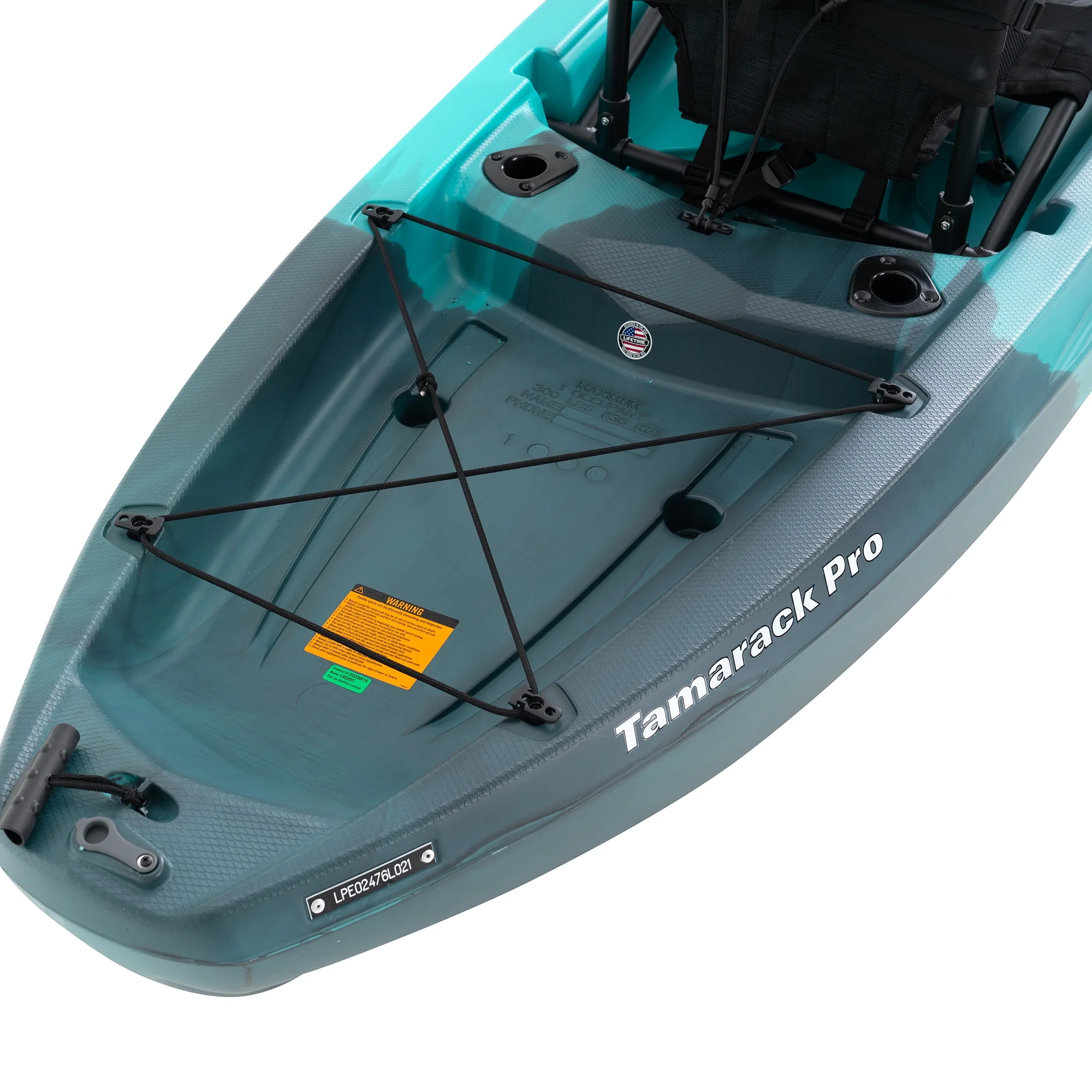Lifetime Tamarack Pro 123 inch Sit-on-Top Kayak, Eclipse Fusion (91058)
