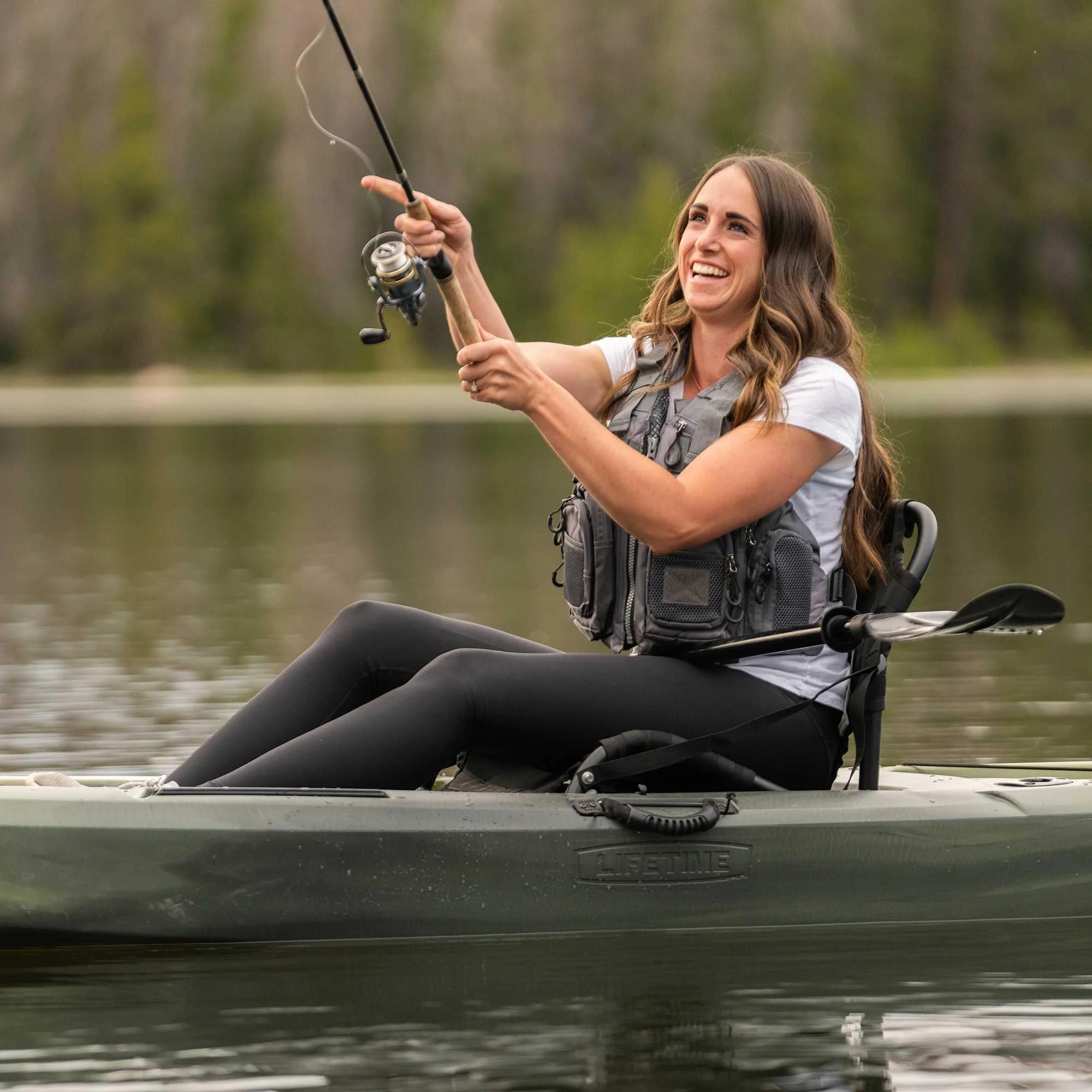 Lifetime Kenai Pro Angler 100 Kayak Moss Fusion - 91149