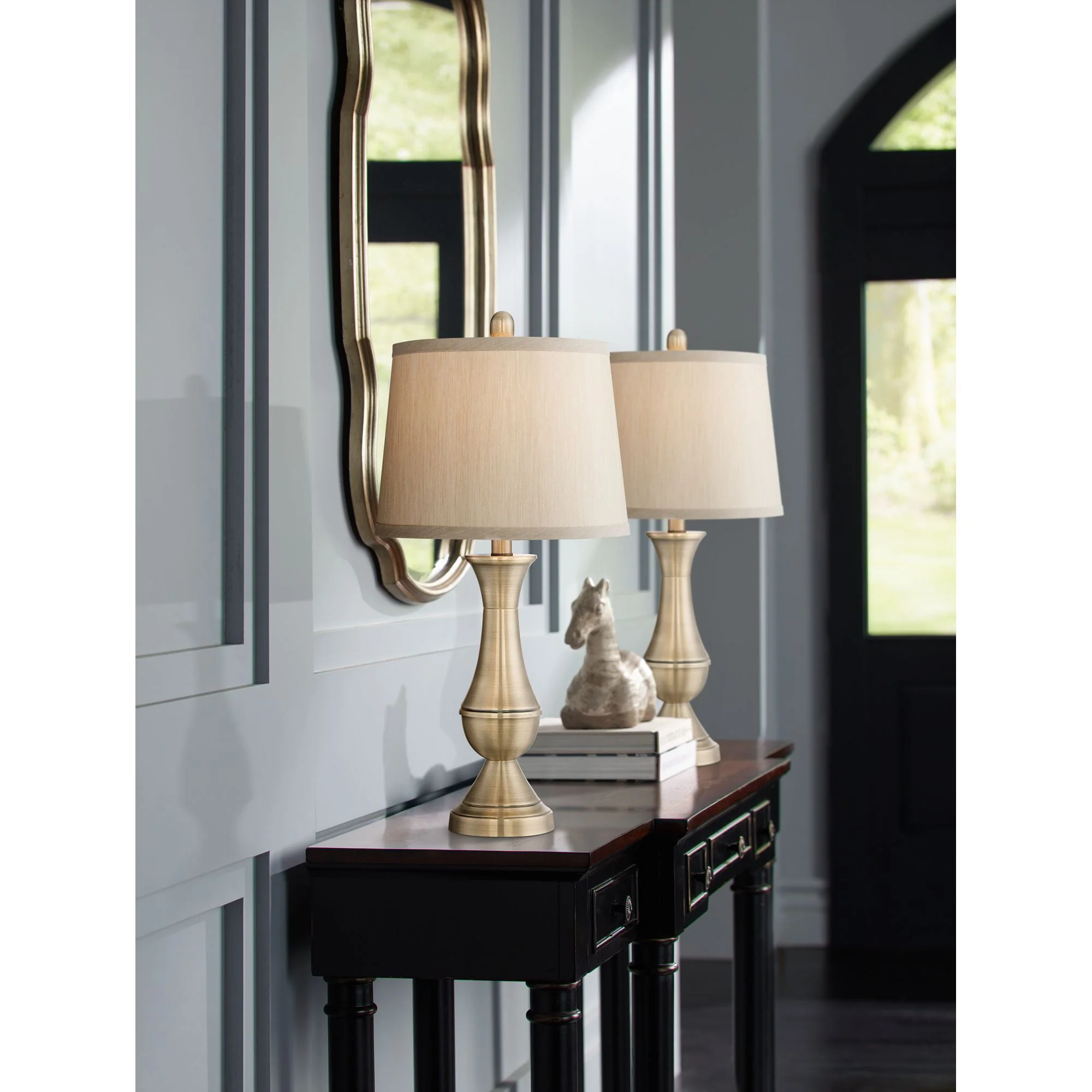 Regency Hill Becky Traditional Table Lamps 24 3/4