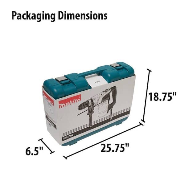 10 Amp 1-9/16 in. Corded SDS-MAX Concrete/Masonry Rotary Hammer Drill with Side Handle and Hard Case