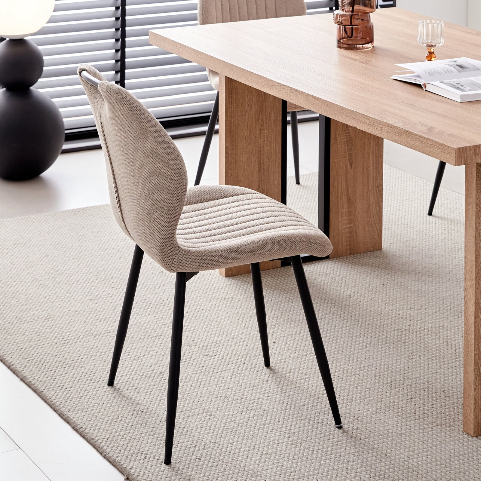 5pcs Rectangle Dining Table Chairs Set for 4, 63