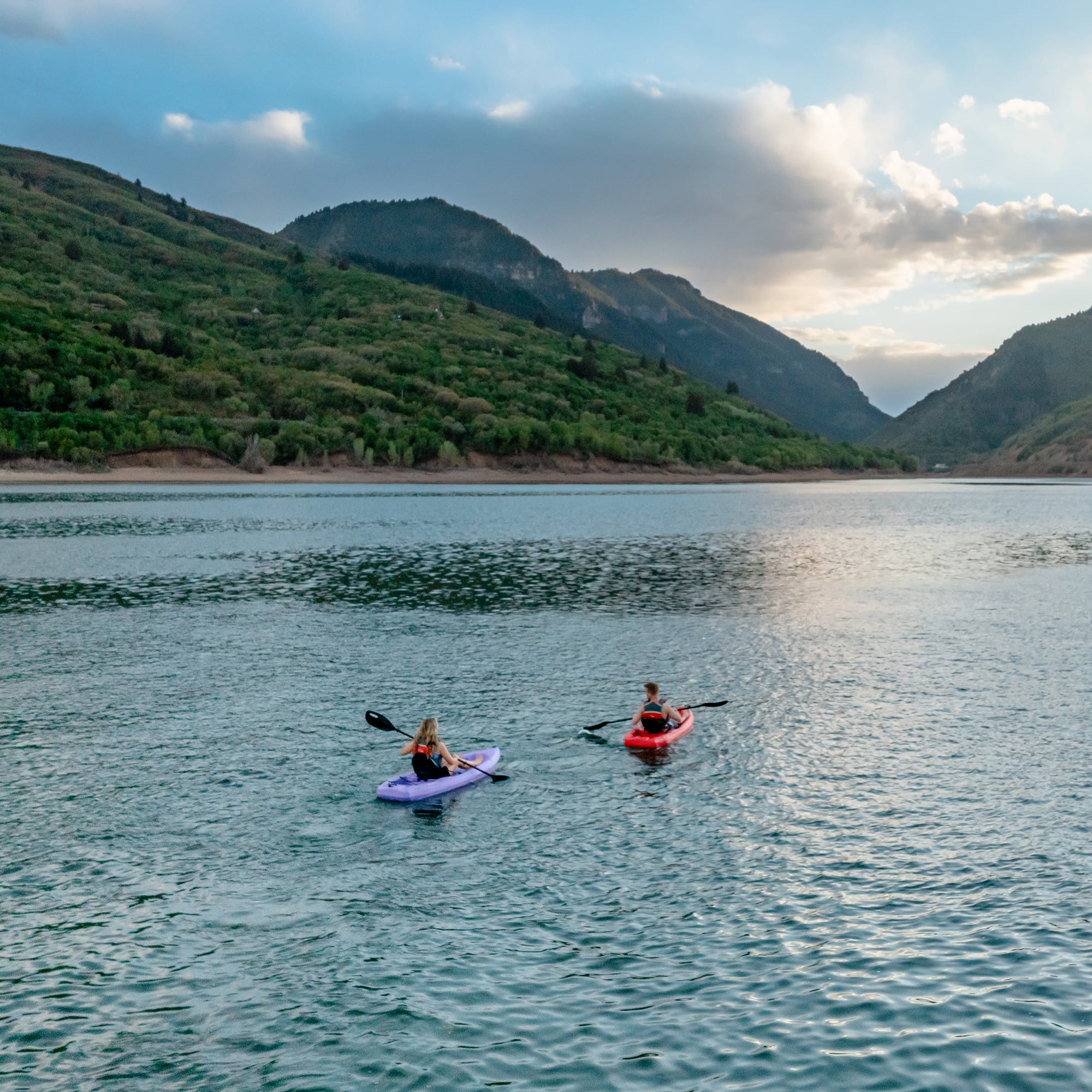 Lifetime Daylite 8 ft Sit-on-Top Kayak, Red (90775)