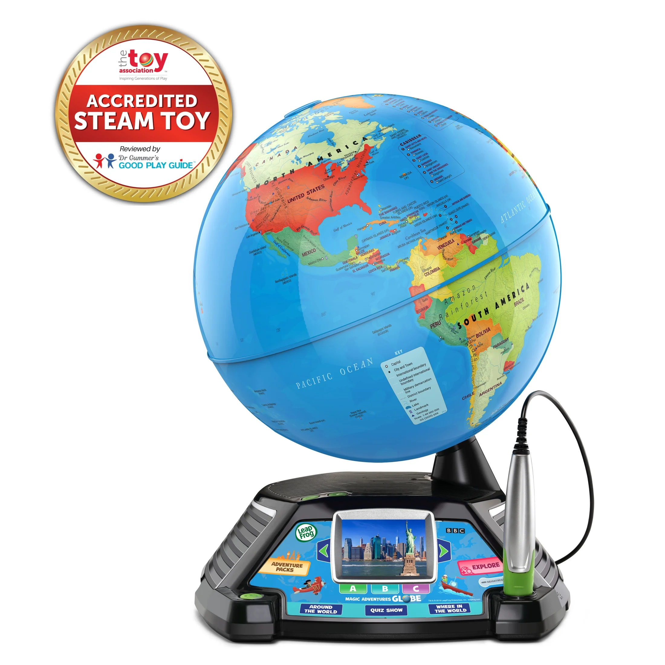 LeapFrog Magic Adventures Globe with Accessories, Baby and Toddler Toys