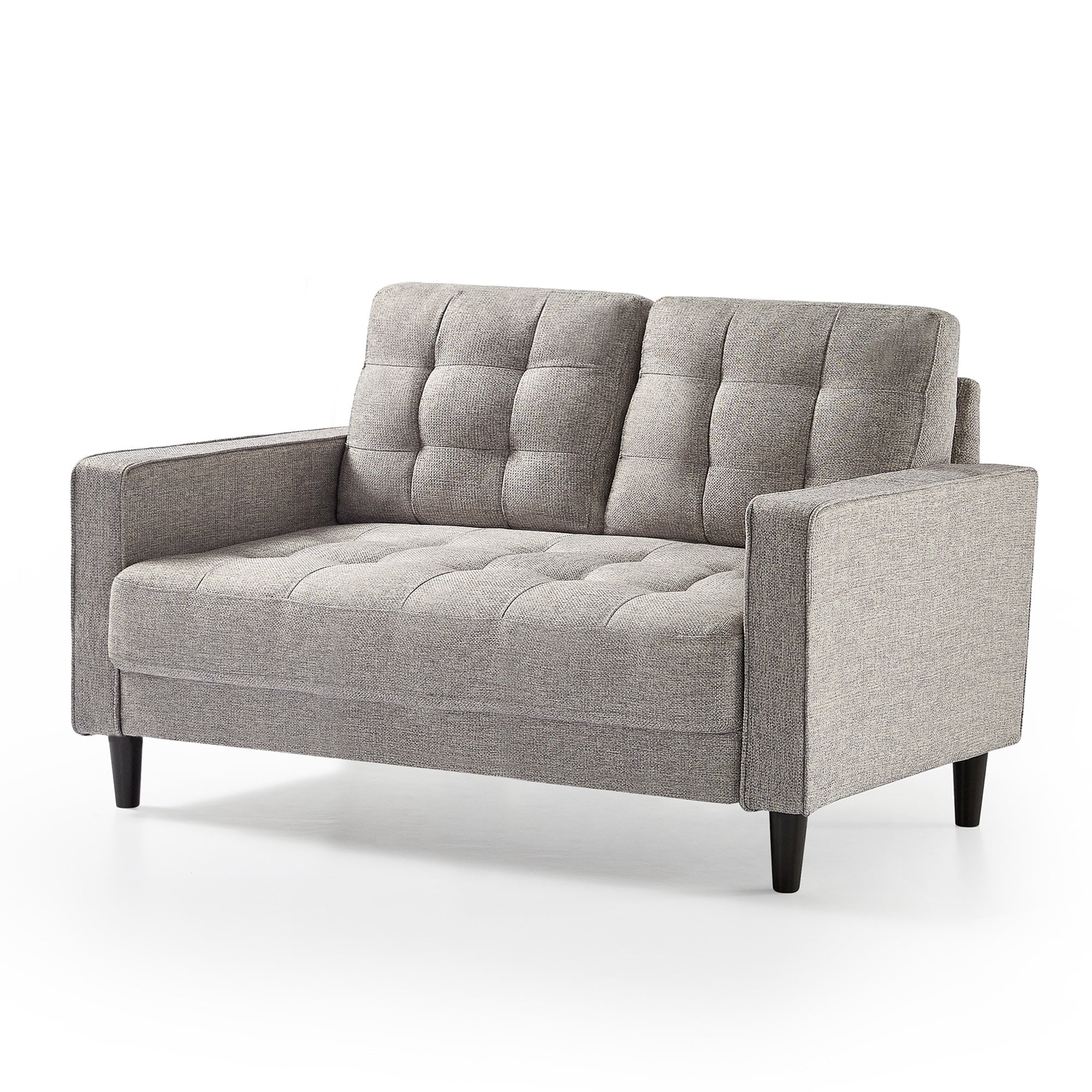 Zinus Benton 2-Seater Loveseat, Soft Grey