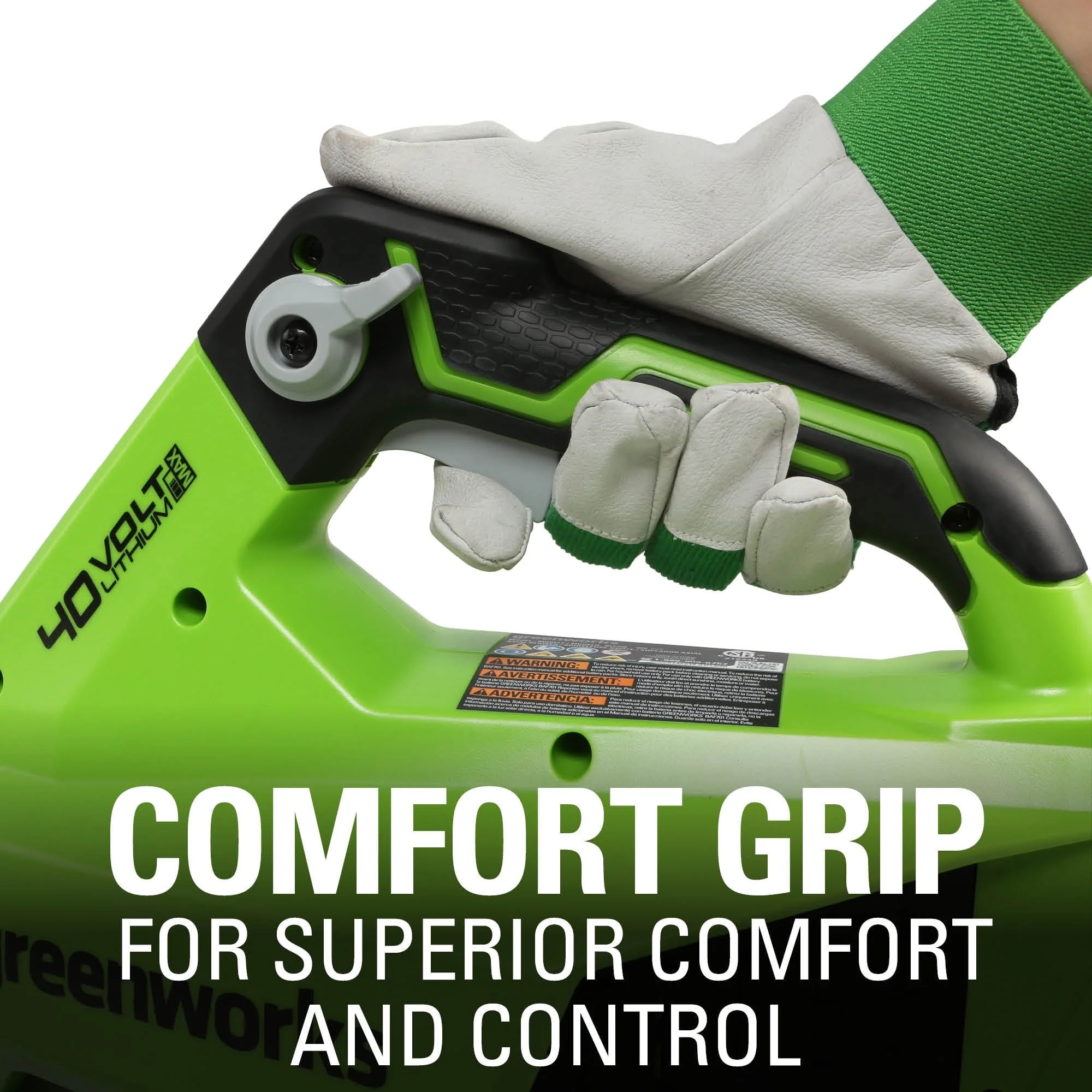 Greenworks 40V (120 mph / 450 cfm) Axial Blower, 2.5Ah Battery and Charger