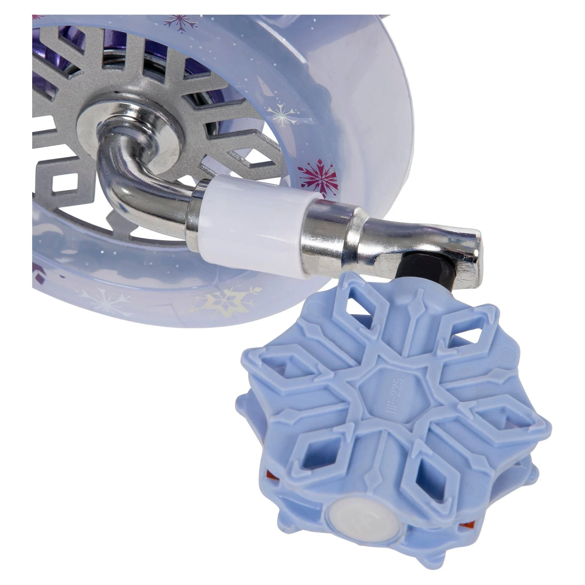 Disney Frozen 12 in. Bike with Doll Carrier Sleigh for Girl's, Ages 2+ Years, White and Purple by Huffy