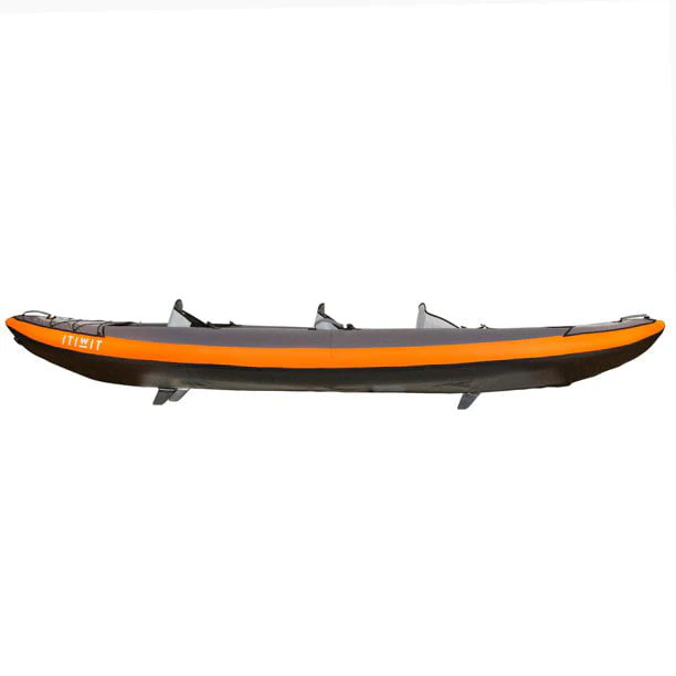 Decathlon Itiwit Inflatable Recreational Sit on Kayak with Pump, 2 or 3 Person