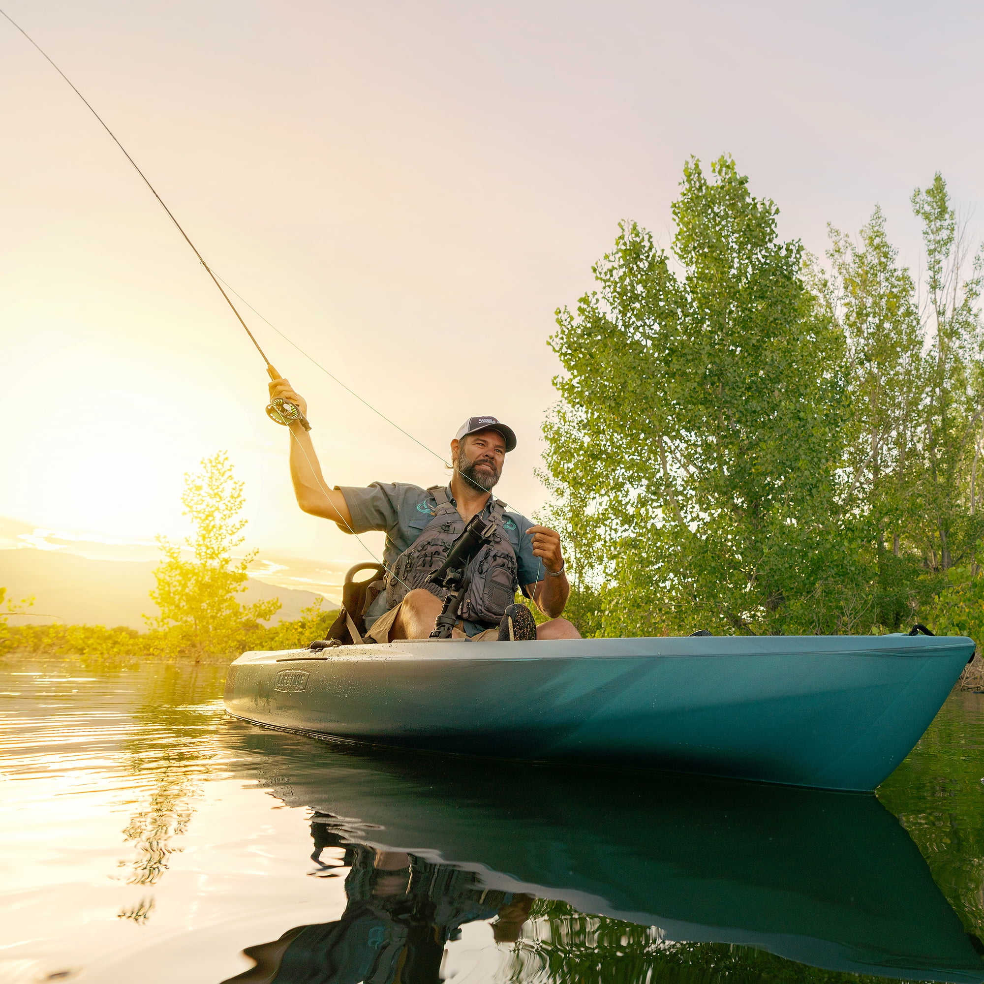 Lifetime Tamarack Pro 123 inch Sit-on-Top Kayak, Eclipse Fusion (91058)