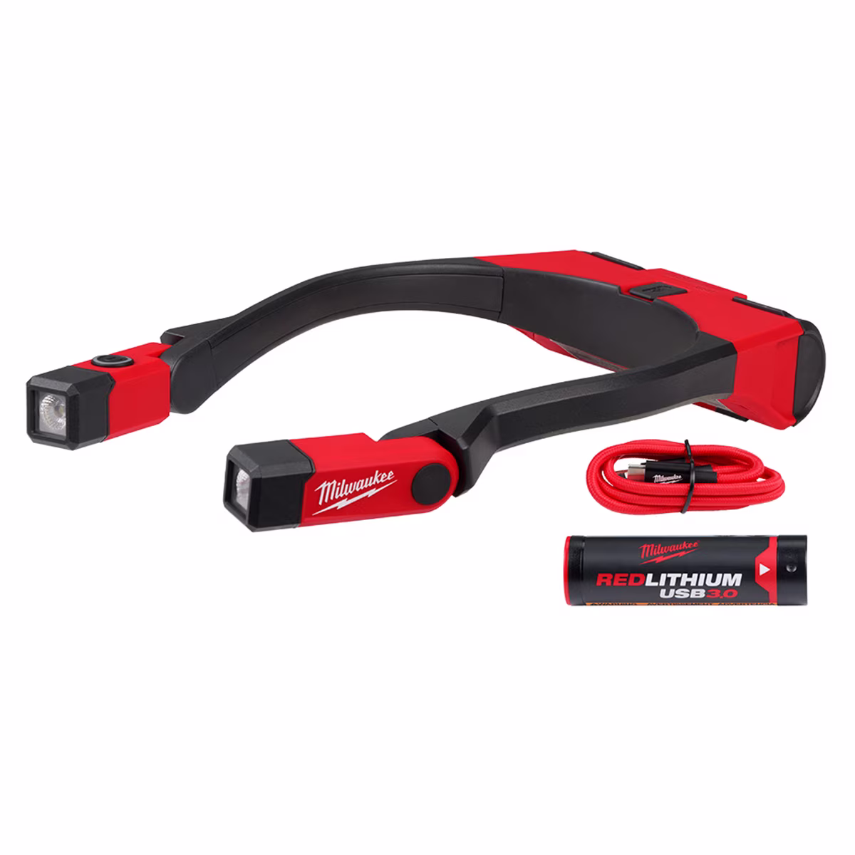 Milwaukee 2117-21 REDLITHIUM USB 400L Neck Light with High-Definition Output