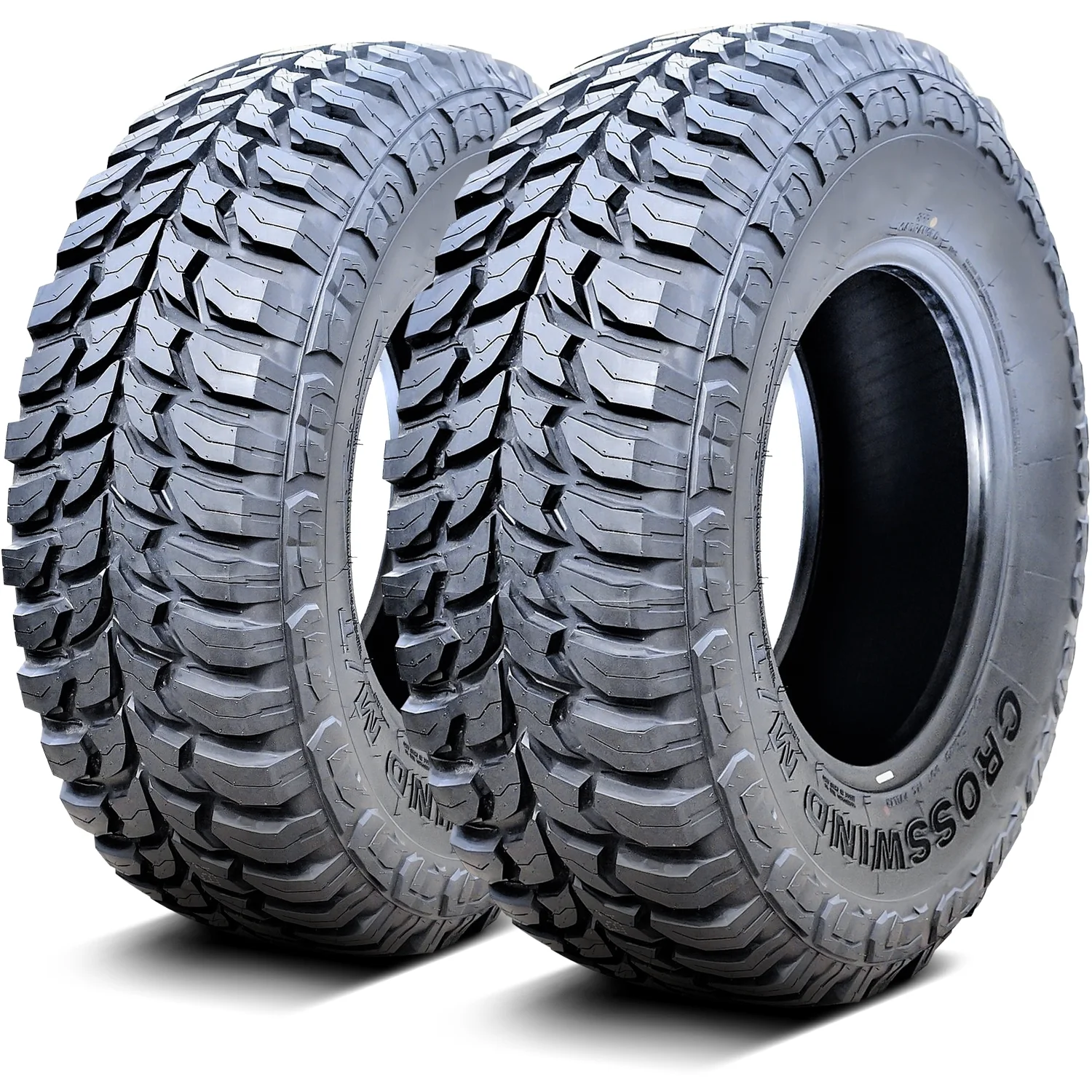 Set of 4 Crosswind M/T 275/70R18 125/122Q E 10 Ply mud Light Truck Tires