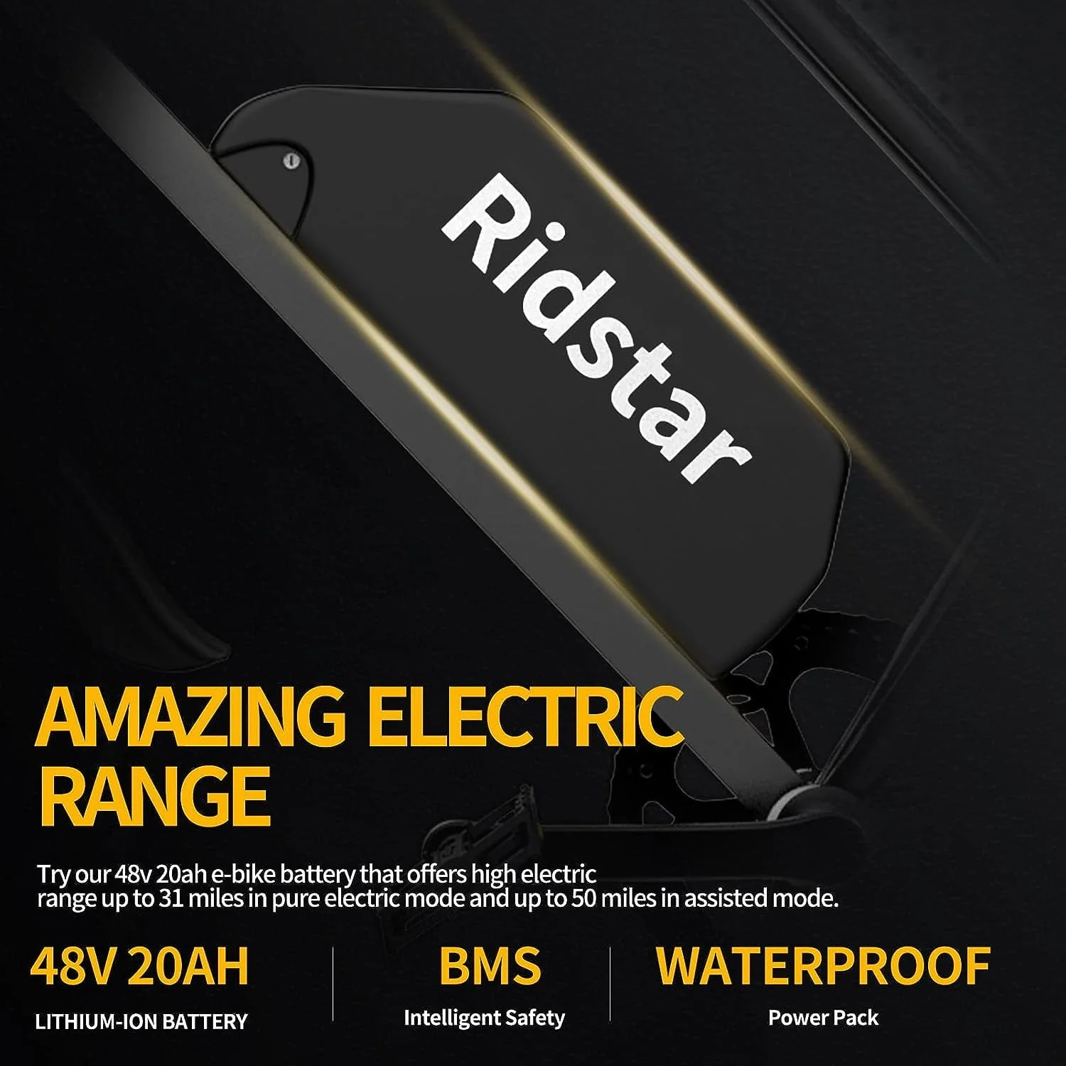 Electric Bike for Adults Ridstar, 20