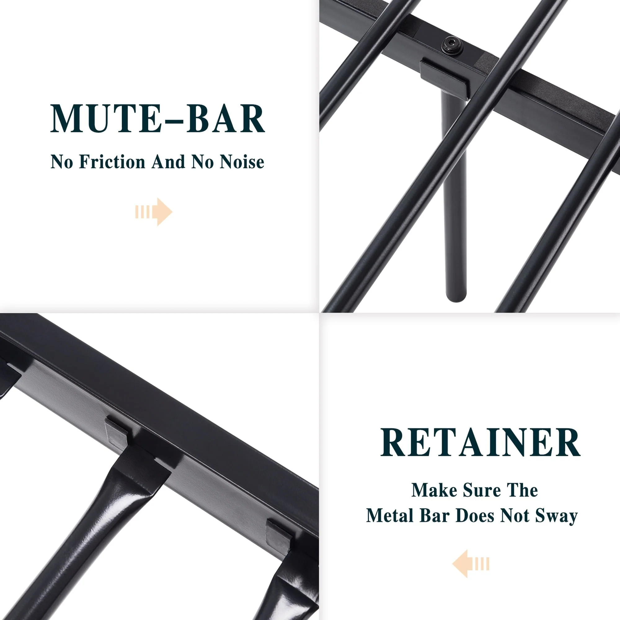 Sha Cerlin Black Twin over Full Size Metal Bunk Bed with Removable Stairs & Underbed Storage, Kids & Teens & Adults