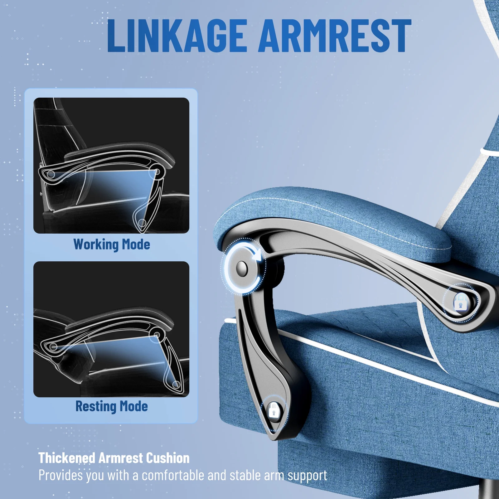 SOONTRANS Gaming Chair for Adults, Velvet Fabric High Back Comfortable Video Game Chair with Footrest and Massage Lumbar Cushion, Racing Computer Desk Chair, Ergonomic Gamer Chair, Black/Grey