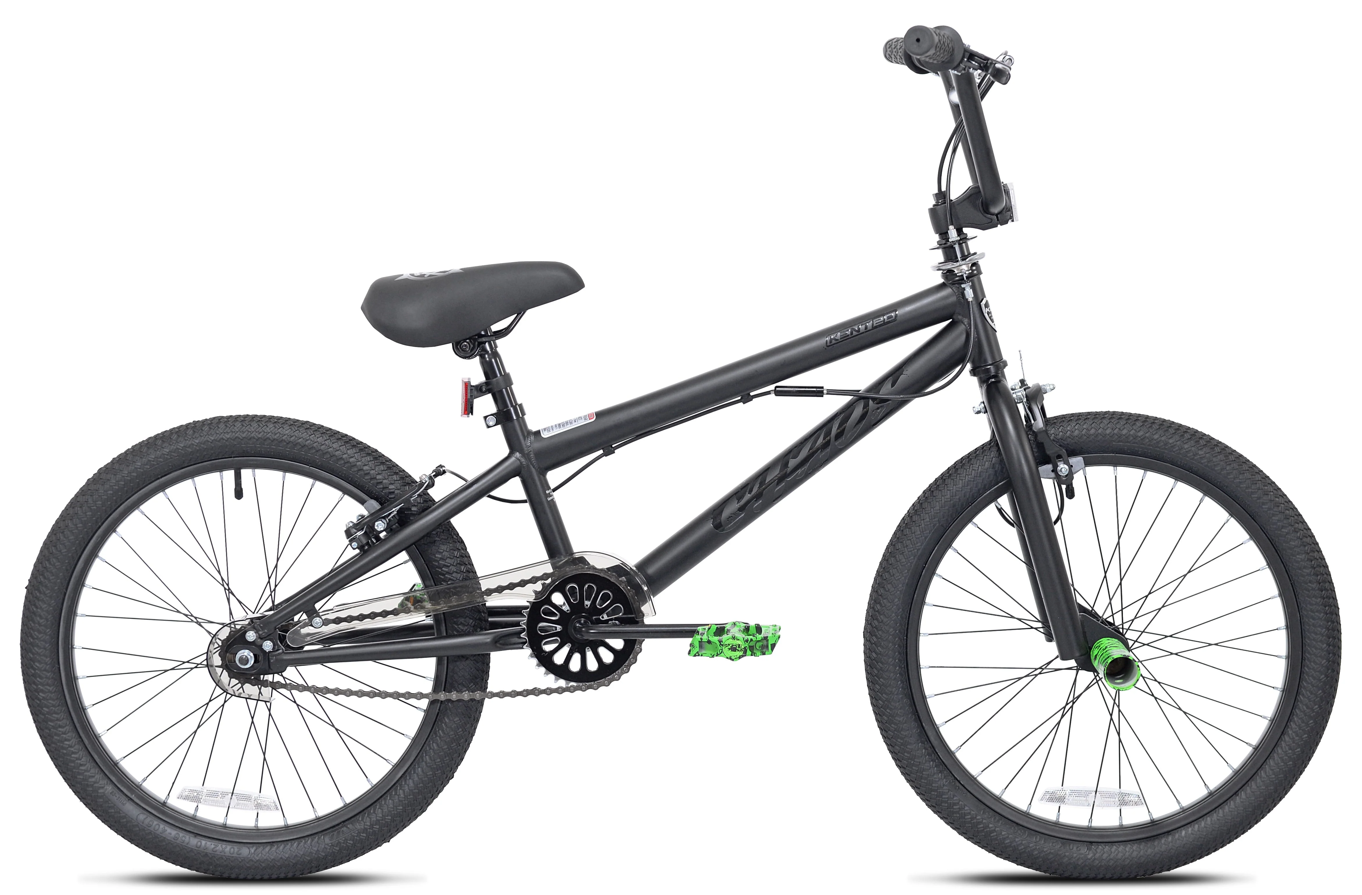 Kent 20 in. Chaos Boy's BMX Child Bicycle, Hydro Dip Matte Black