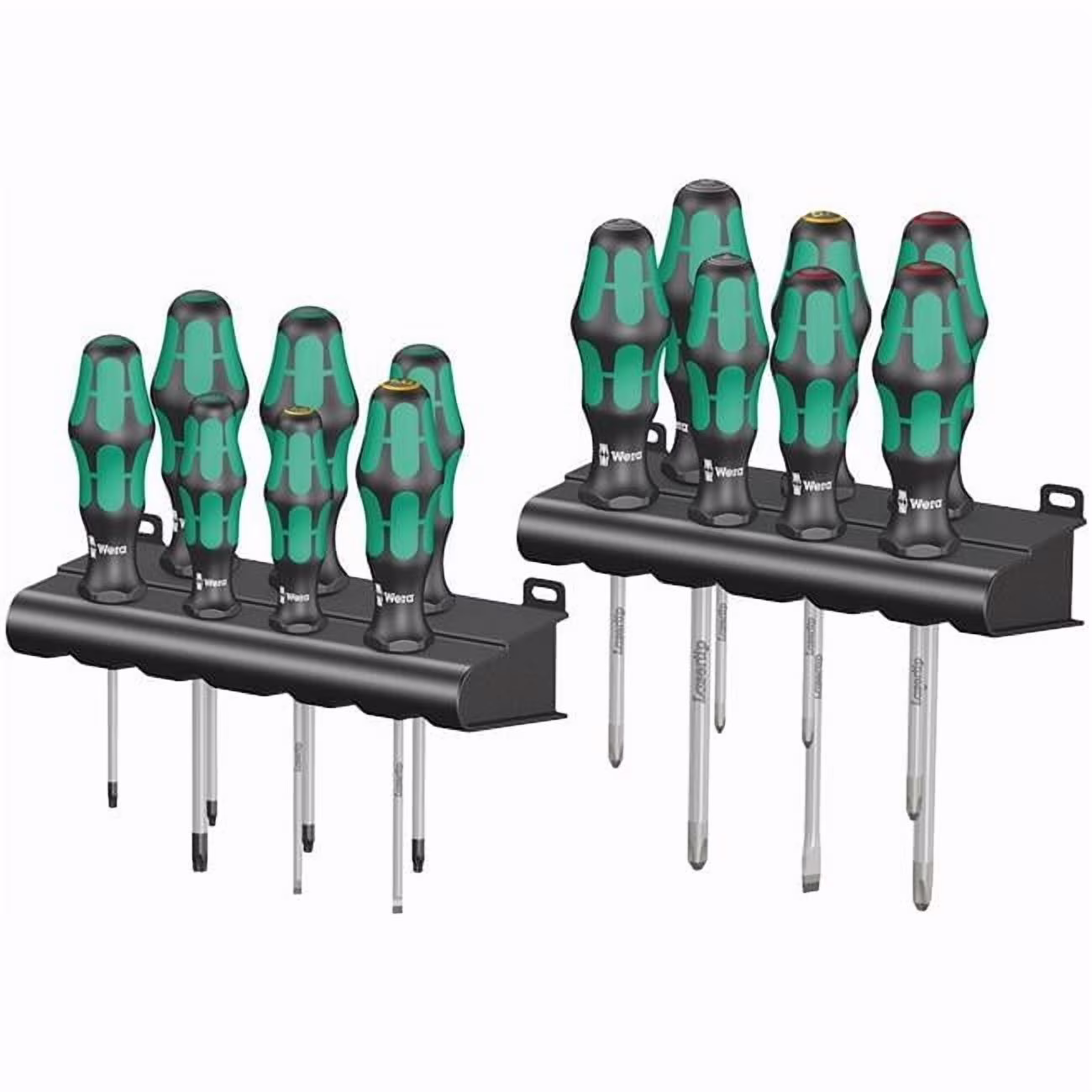 Wera 05105630001 Kraftform Screwdriver Set with Racks, 16 Piece