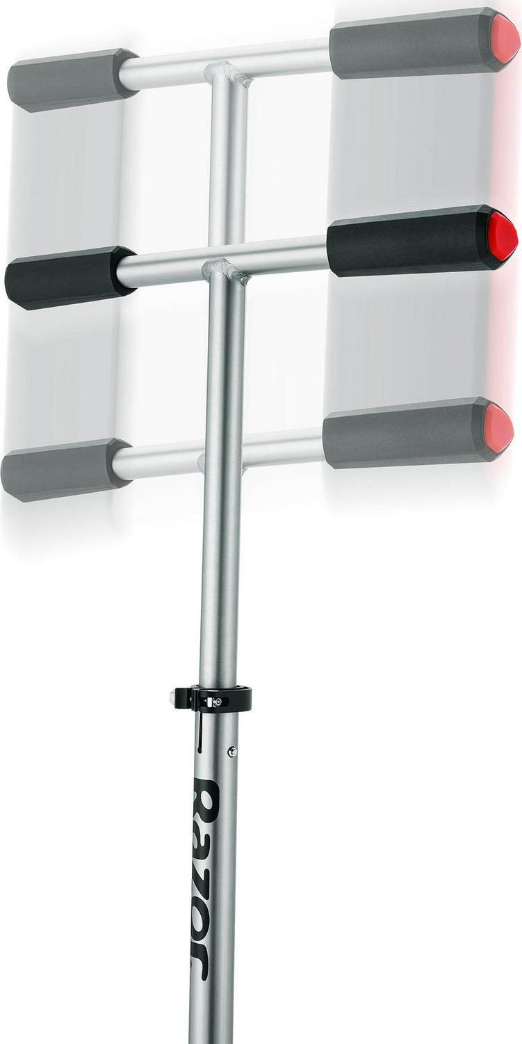 Razor A5 Prime Folding Kick Scooter - Gray. 8″ Wheels. Anodized Aluminum. for Adults up to 220 lb