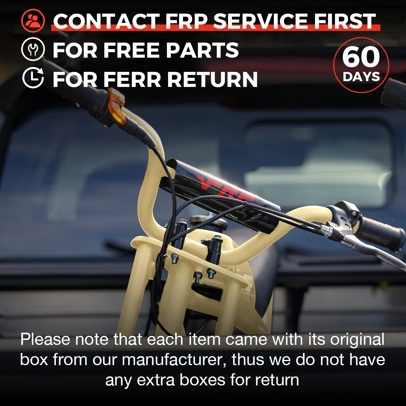 FRP 50cc Gas Dirt Bike - Red Mini Motorcycles for Young Riders, Gas Powered Mini Bike with Safety Kill Switch, Tubeless Tires, Easy Pull Start, and EPA Approved (Red)