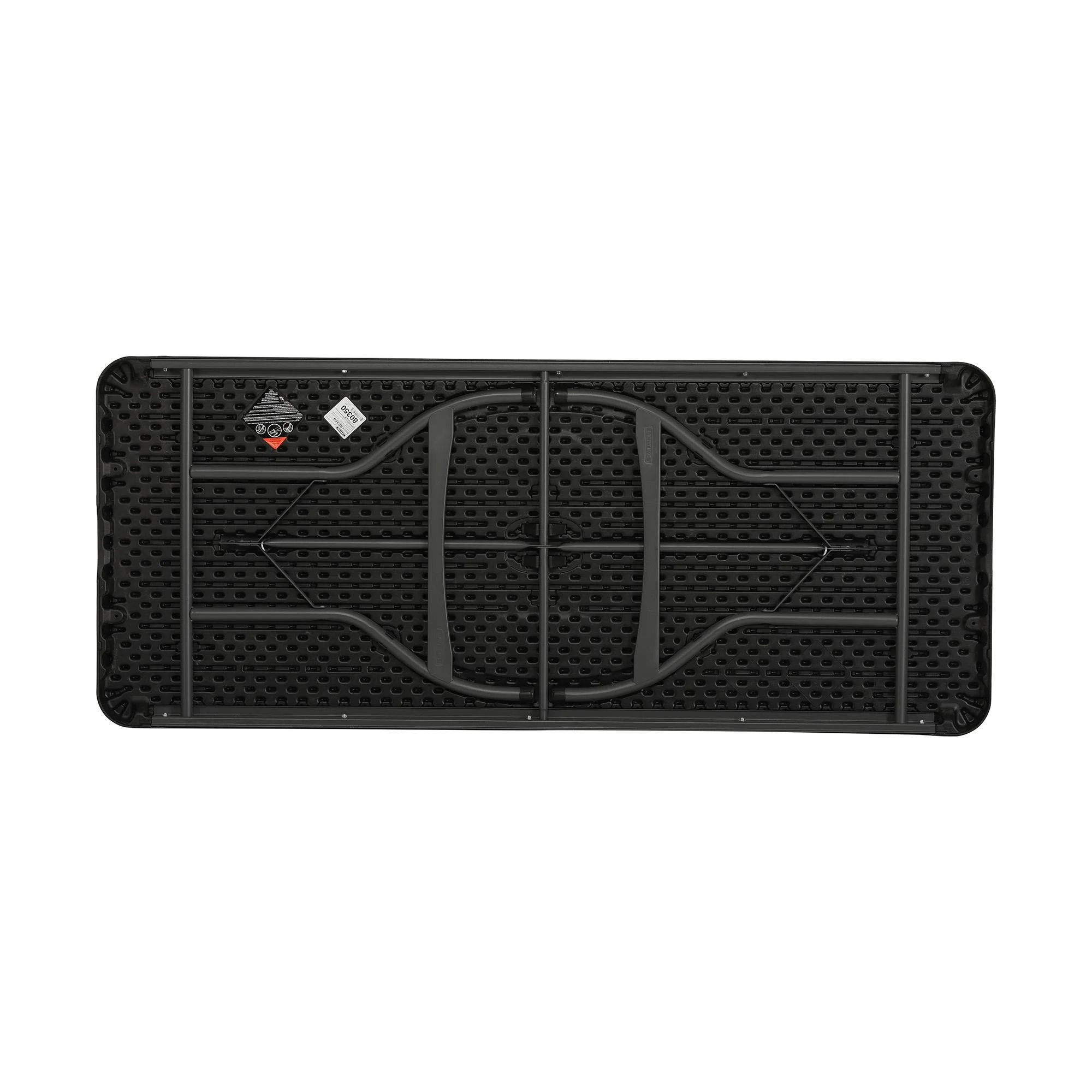 Lifetime 6 Foot Rectangle Folding Table, Indoor/Outdoor Commercial Grade, Black (280350)