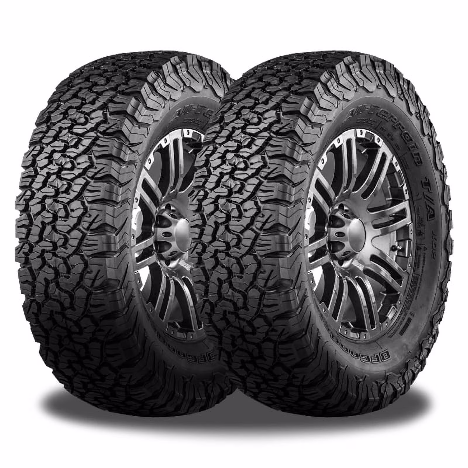2 BFGoodrich All Terrain T/A KO2 285/70R17 116/113S 6 PLY 50K Mi Warranty BF24481 / 285/70/17 / 2857017