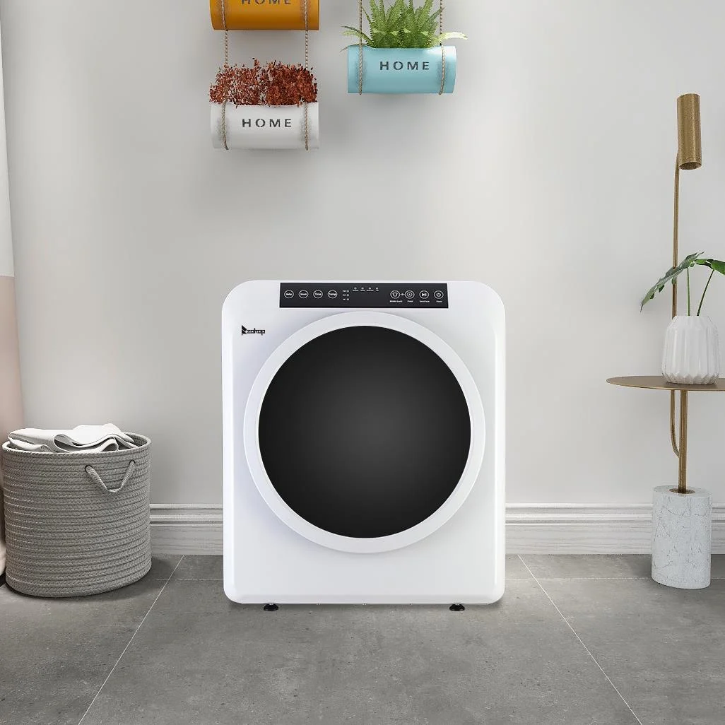 Winado Upgrade 13lbs Tumble Dryer Electric Compact Drying Machine, White
