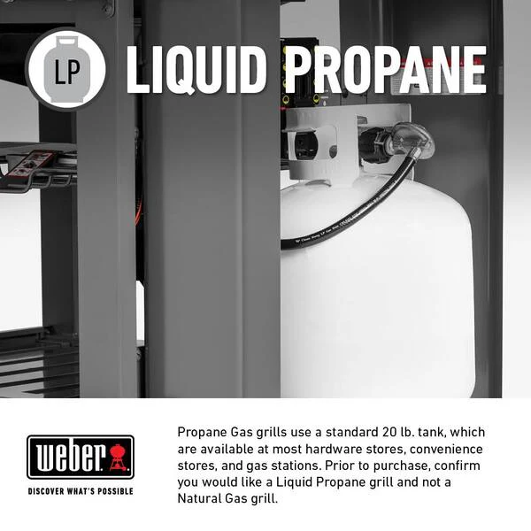 Summit S-670 6-Burner Propane Gas Grill in Stainless Steel with Built-In Thermometer and Rotisserie