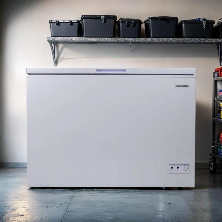 Frigidaire 10.3 Cu. ft. Chest Freezer, Garage Ready, EFRF1005, White